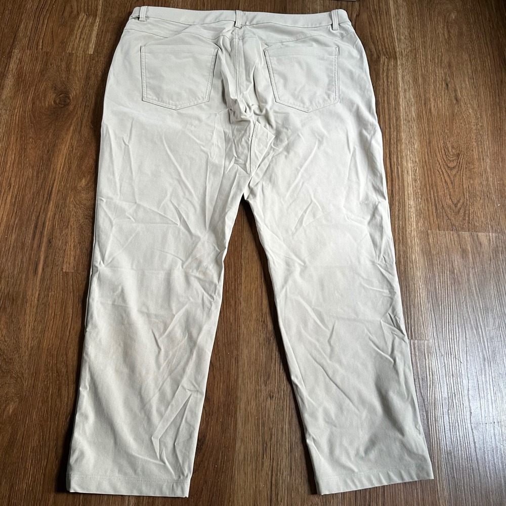 Lululemon ABC Pant Mens 40 Tan Good Warpstreme Classic Fit 5-Pocket LM5A01S - Picture 6 of 7